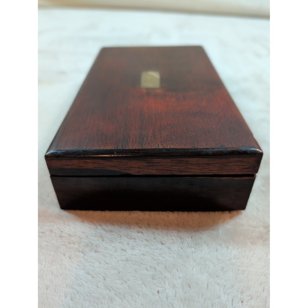 Antique Compas Superieurs Brevete SGDG Drafting Set Rosewood Case French Brass - Picture 5 of 11